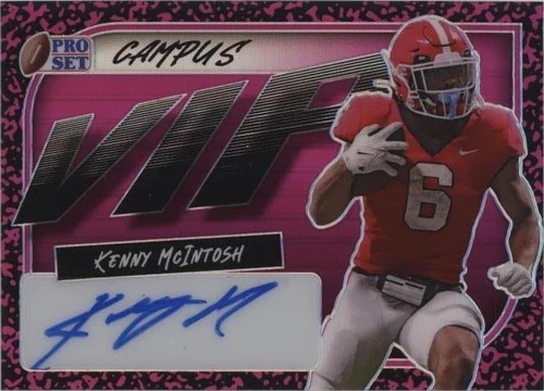 2023 Leaf Pro Set Metal Kenny McIntosh #VIP-KMI