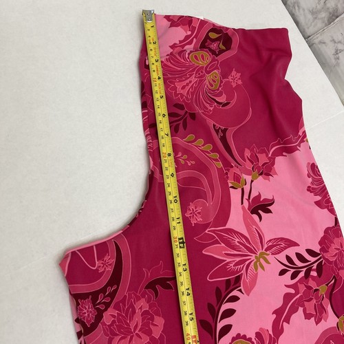 Jm Collection Petite Glamorous Garden Pull-on Wide-Leg Pants, Claret Rose PXL - Picture 11 of 20