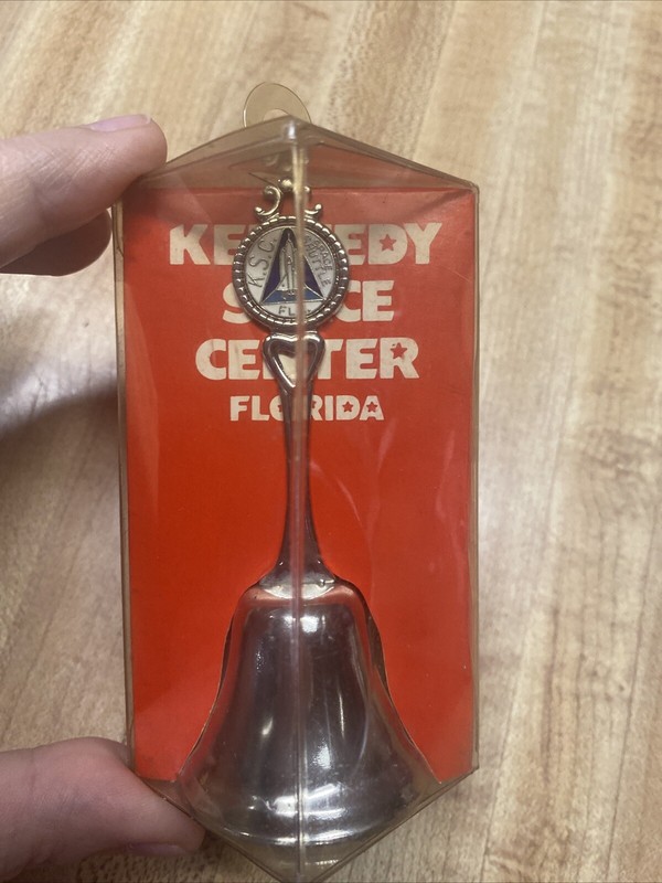 Vintage NASA Kennedy Space Center SPACE SHUTTLE Bell New in Box