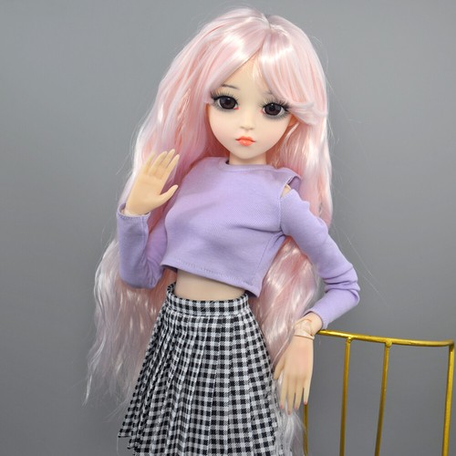 60cm BJD Dolls 1/3 Ball Jointed Fashion 24 Inches Dress Up Toys Gifts Assembled