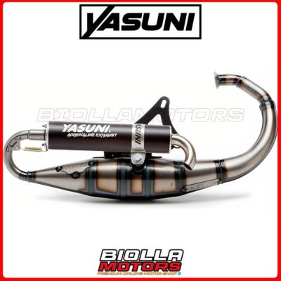TUB307B MARMITTA YASUNI R BLACK YAMAHA ZUMA II 50CC AC OMOLOGATA / APPROVED