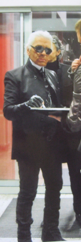 Karl Lagerfeld signiert Original Karte Unterschrift Signatur Autogramm Buch Edel - Picture 2 of 12