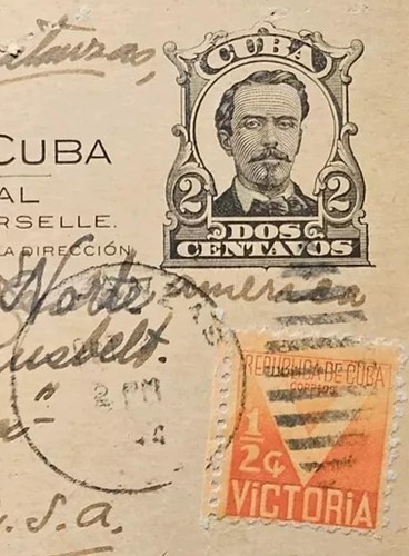 Pres ROOSEVELT - CARIBBEAN to FDR w WWII MESSAGE - STATE DEPT HANDSTAMP + CENSOR - Picture 4 of 5