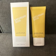 SATURDAY SKIN Yuzu Vitamin C Sleep Mask 1.69 FL. OZ/ 50mL  New in Box Full Size
