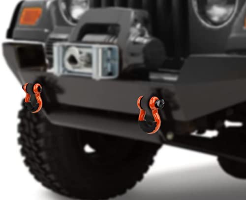 LIBERRWAY Shackles 3/4" (2 Pack) D Ring Shackle Rugged Off Road Shackles 28.5 - Picture 7 of 8