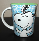 Large Peanuts Snoopy Ceramic Coffee Mug Gibson Overseas Inc 2020 Sage Interior — photo 2