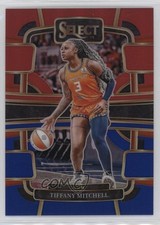 2024 Panini Select WNBA Concourse Red & Blue Prizm /399 Tiffany Mitchell #44 ng3