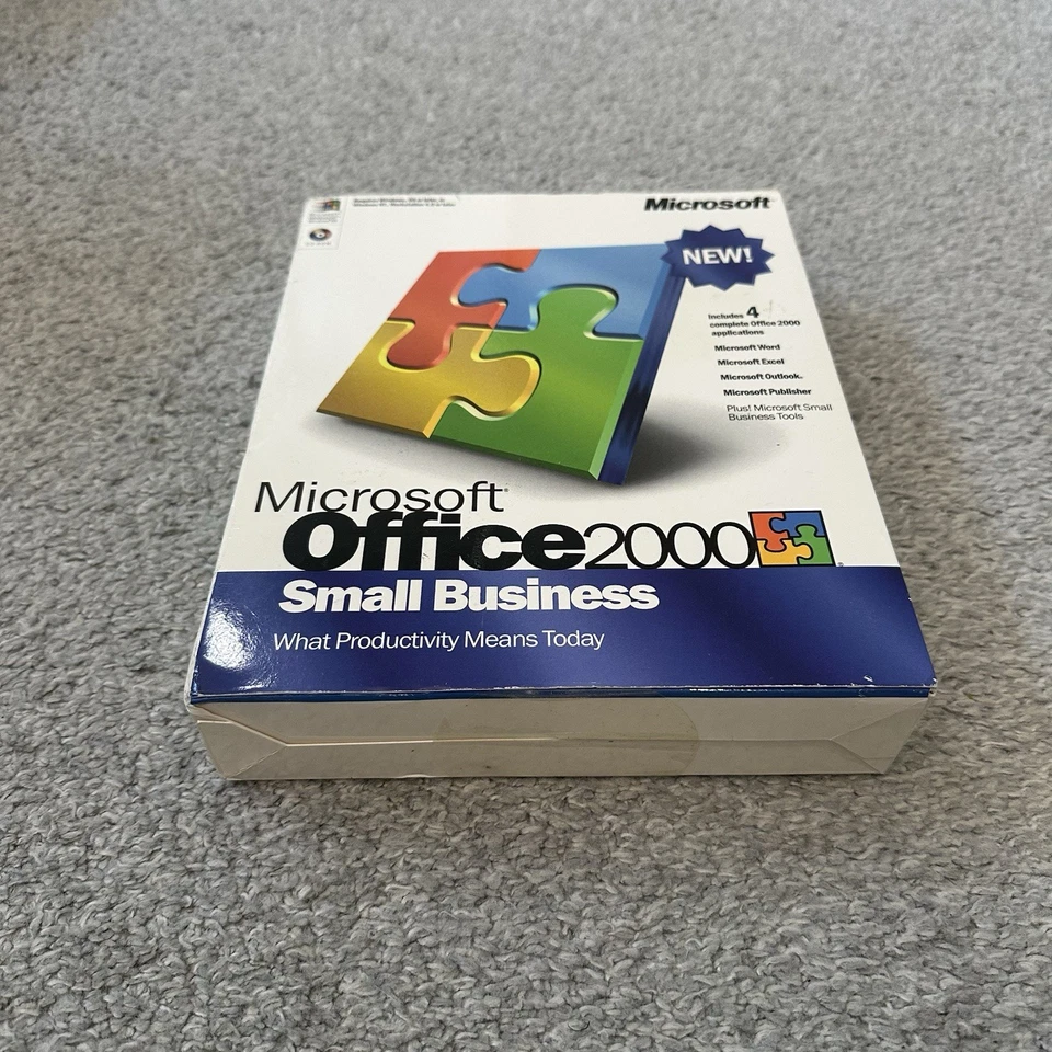 Microsoft Office 2000 Small Business Word Excel Outlook Publisher English - Image 2 of 4