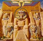ORIGINAL Vtg 1984 IRON MAIDEN Album POWERSLAVE Record 1ST PRESS Vinyl NEAR MINT!