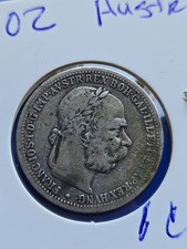 1902 Austria 1 Corona  silver - Key Date
