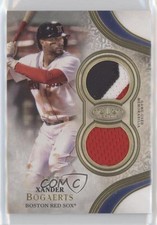 2021 Topps Tier One Relics 3/25 Xander Bogaerts #T1R2-XB Dual Patch 03hd