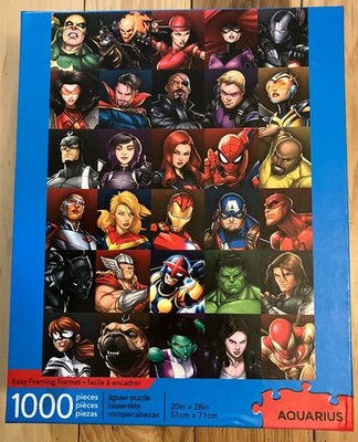 Marvel AQUARIUS 1000 Piece Collectable Jigsaw Puzzle | Superheroes
