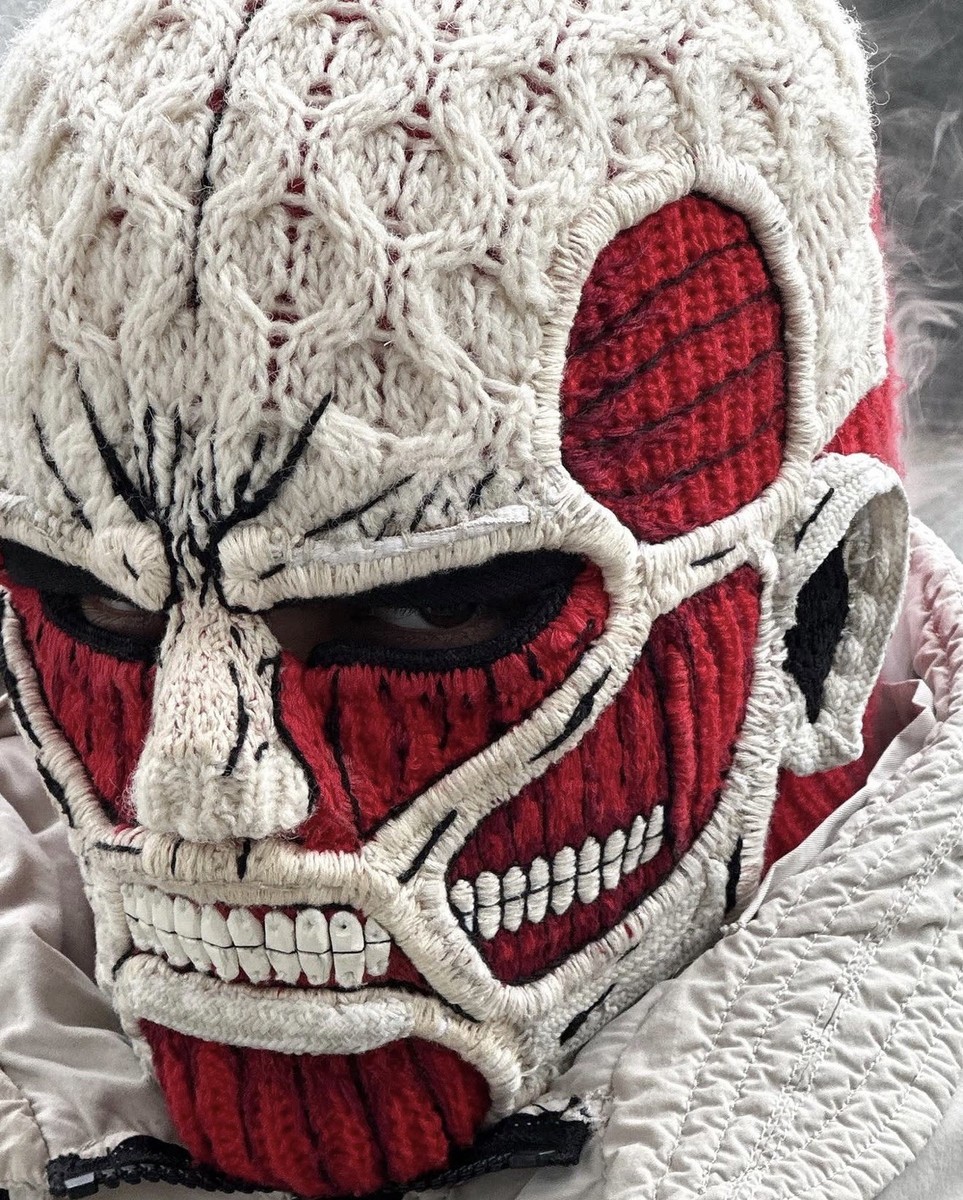 Knuth Marf（クヌースマーフ）balaclava バラクラバ　完売 Jaffa Saba Attack On Titan Knitted Headwear Ski Mask 100