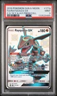 2018 POKEMON SUN & MOON CELESTIAL STORM #177A FULL ART/RAYQUAZA GX PSA 9