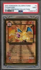 Pokemon Charizard Celebrations Ultra-Premium Coll. Gold Metal Promo #4 PSA 9