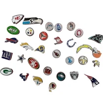 32 small Charms Bulk for Jewelry NFL football Sport fit 8mm Bracelet