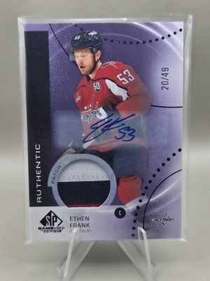 2025-26 Upper Deck SP Game Used Ethen Frank Purple Patch Auto # /49 Rookie