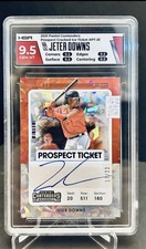 2021 Jeter Downs Contenders Prospect Autograph Cracked Ice Ticket 17/23 HGA 9.5