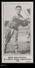 1916 M101-5 Blank Back Reprint #163 Bob Shawkey Yankees 8 - NM/MT