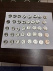 1960D WASHINGTON SILVER QUARTERS 40 COIN ROLL