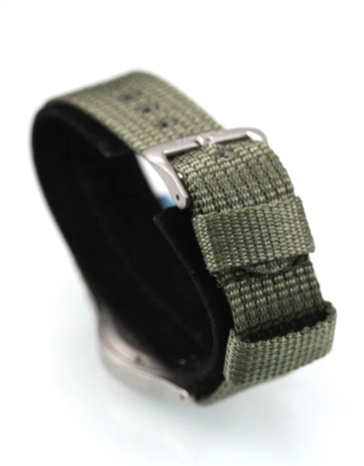 Мужские кварцевые часы Eddie Bauer нержавеющая сталь нейлон зеленый 50 м свет дата 24 часа серый - Изображение 3 из 4