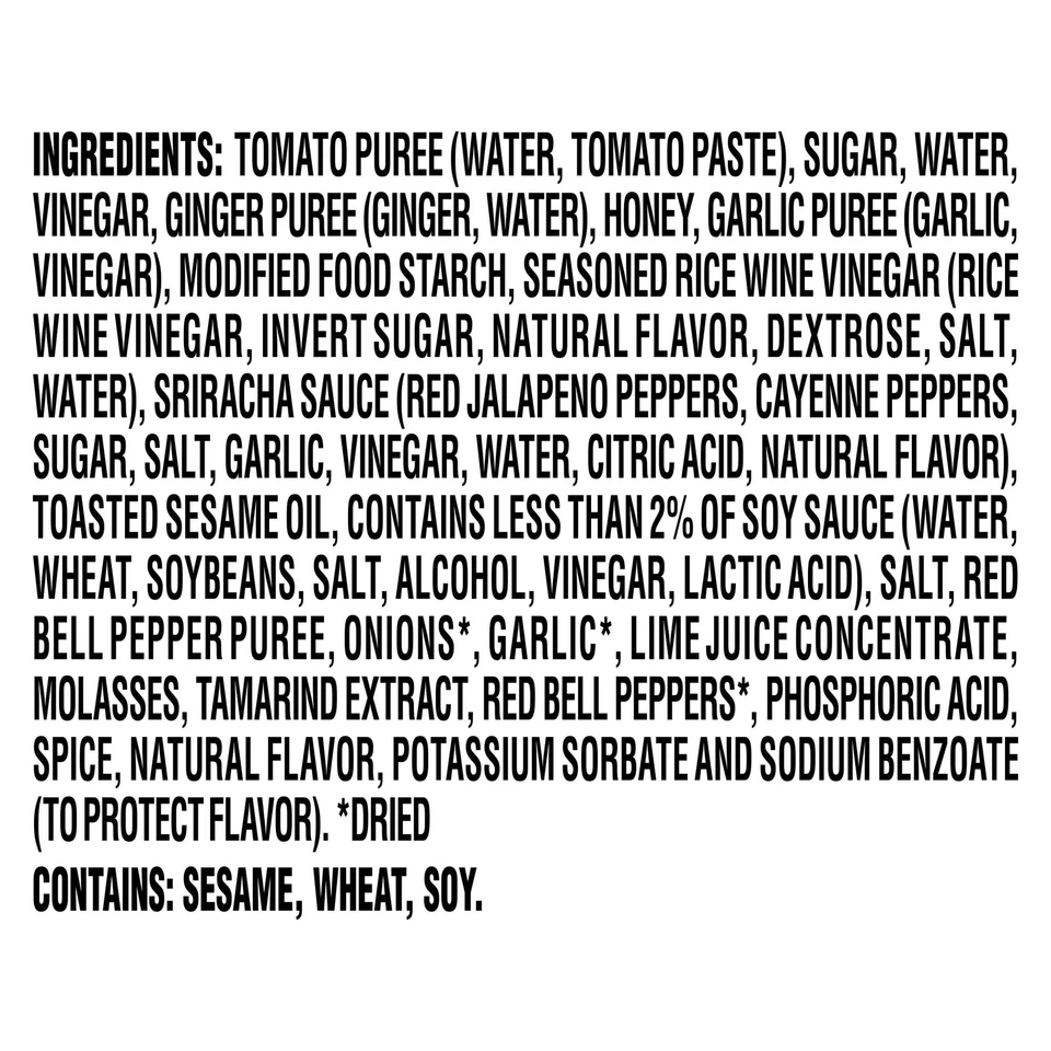 Salsa de chile dulce de inspiración tailandesa HEINZ Flavor Tour botella de 10 fl oz Foto 3 de 4