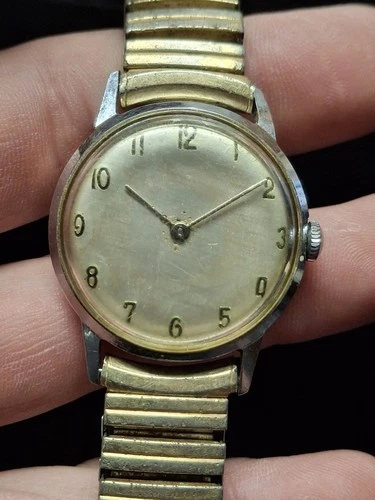 Timex Mercury Silver Tone Mens Vintage 1960s Mechanical Handwind Retro Watch...