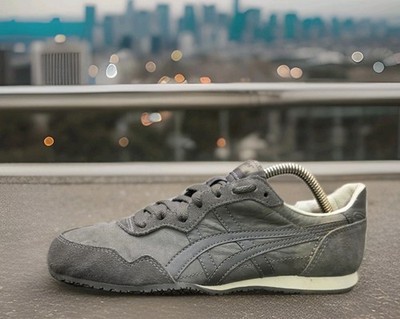 Mens Onitsuka Tiger Serrano Athletic Shoes Sz 6 39 1183A058 Olive Suede