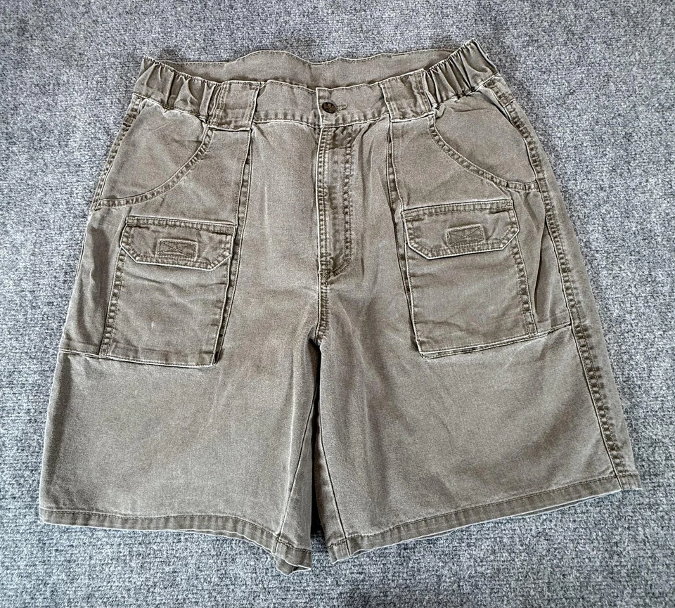 Pantalones Cortos Woolrich Para Hombres 36 Carga Exterior Calce Relajado Utilidad Bolsillos Lote de 2 Foto 2 de 4