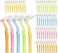 , 5 Sizes Braces Brush Set Soft Dental Brushes with