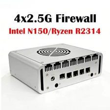 Firewall Router Mini PC AMD Ryzen Embedded R2314 4x2.5G Proxmox pfSense Server