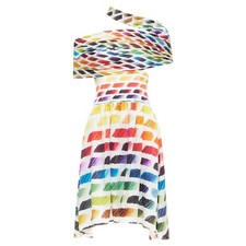 Chanel 2014 Colorama Top Skirt Women Multicolor Size 34