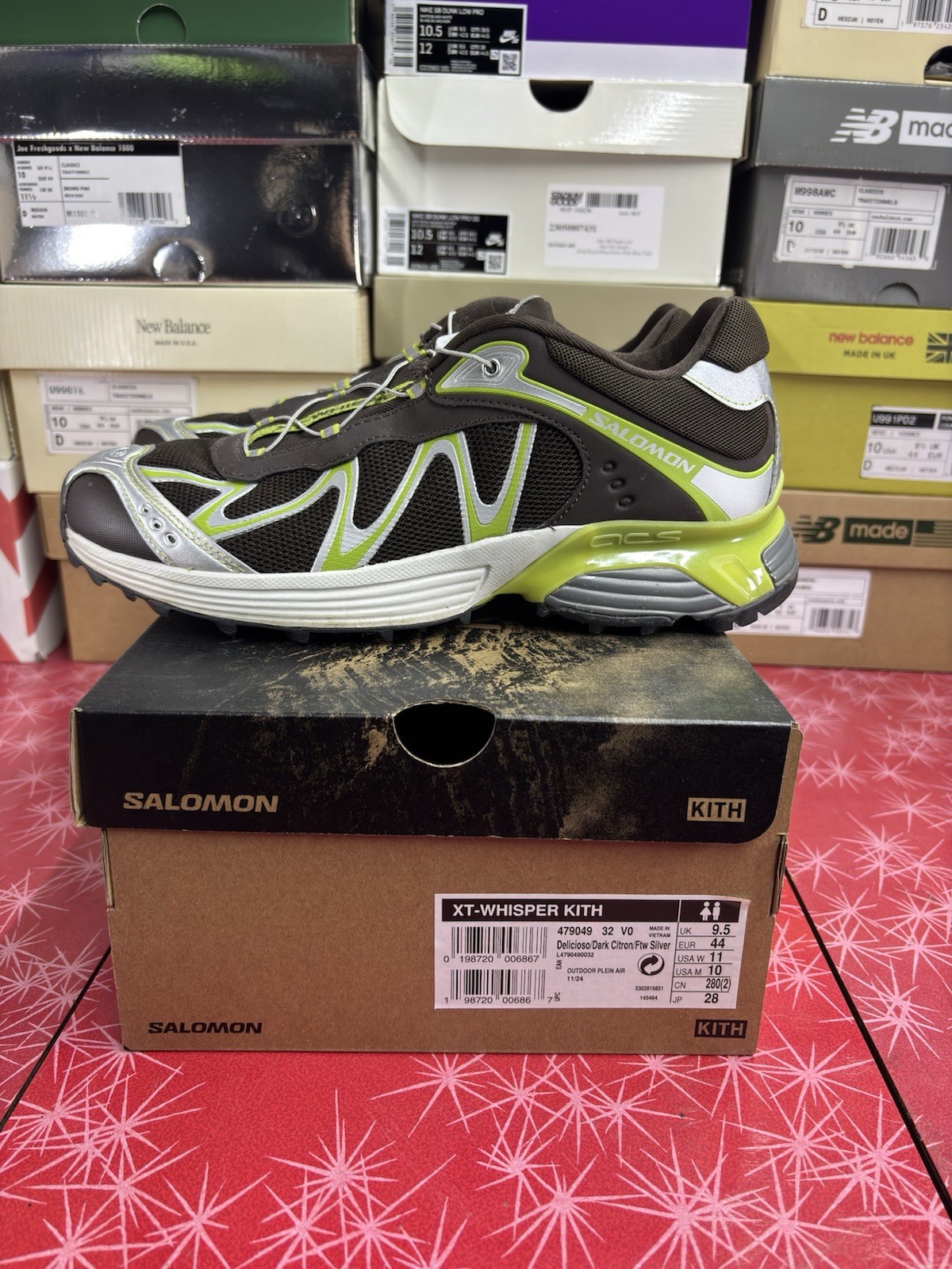 Salomon XT Whisper taglia 10 uomo. KITH DANIELLE CATHARI