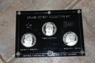 Dallas Cowboys Silver Coins Troy Aikman, Michael Irvin, Emmitt Smith 3 oz