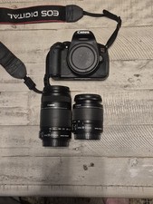 Canon EOS Rebel T41 EOS 650D With 55-250mm Extra Lens, Charger, Batteries Case