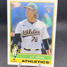 2025 TOPPS HERITAGE JT GINN BASE OAKLAND ATHLETICS RC #290