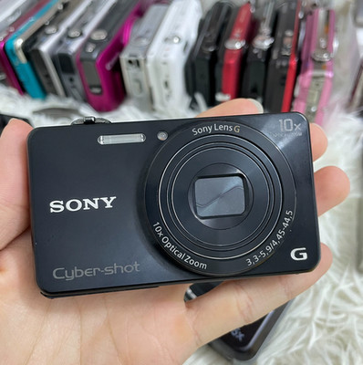 Sony Cyber-Shot DSC-WX220 Digital Camera 18.2 MP 10x Optical Zoom w/ Accessories