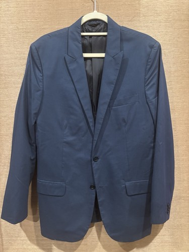 Helmut Lang, Vintage HELMUT LANG Blue Cotton Tailored Stripe Blazer Size 42US/52EU Archive