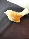 Fenton happiness bird figurine with flowers signed, hand-painted, VTG