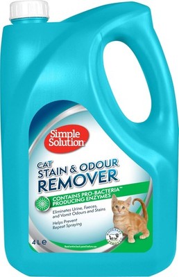 Simple Solution Katzenflecken- und Geruchsentferner | Enzymatischer Reiniger