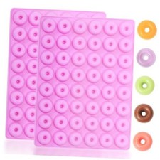 Silicone Mold for Chocolate Candy Gummy, 2 PCS  Mini Doughnut Mini Donut