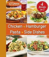 4 Cookbooks in 1: Chicken, Hamburger, Pasta, Side Dishes (Favorite Brand  - GOOD