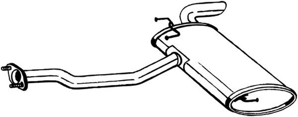 Bosal EndschalldäMpfer NachschalldäMpfer 165-059 FüR Hyundai ELH LM EL Ix35 Van-image