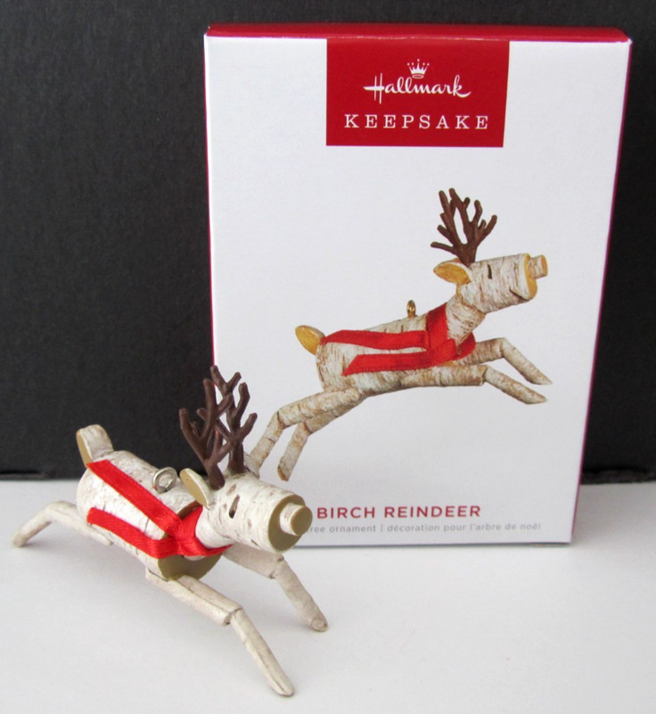 2022 Hallmark Birch Reindeer Ornament