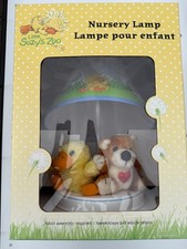 1999 Little Suzy s Zoo Dolly Nursery Lamp Witzy Duck Boof Bear Original Box