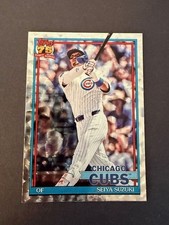 2026 Topps 1991 Throwback Silver Crackle T91-37 Seiya Suzuki Chicago Cubs
