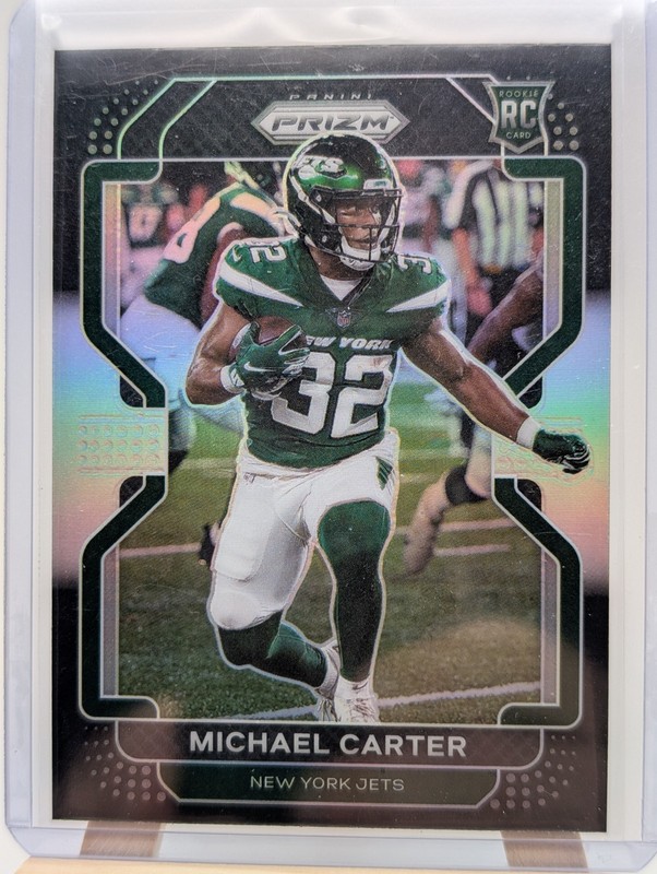 2021 Panini Chronicles - Prizm Black Michael Carter #PB-20 (RC)