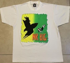 Vtg 80s Rocky & Bullwinkle Mr Big Promo Shirt M Cartoon Funny TV Tom & Jerry 70s