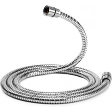 Extra Long 79 Inches Stainless Steel Flexible Shower Hose with Brass Fittings