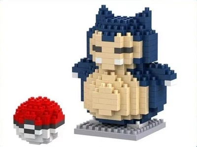 BOYU Pokémon Micro Bricks Nano Block Toy Christmas Gift - Snorlax + Pokéball